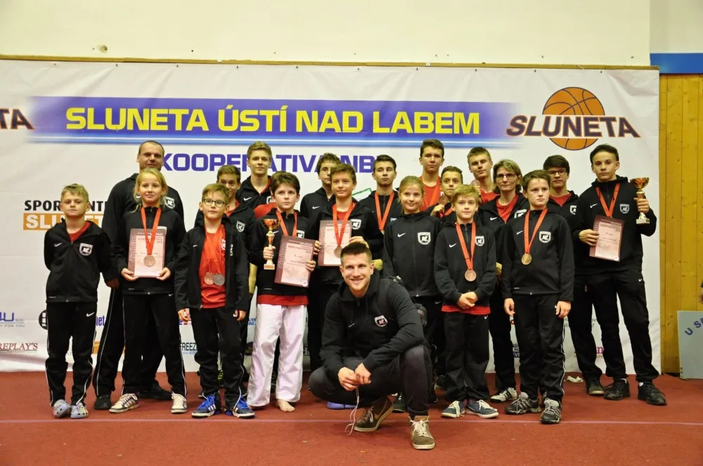 Tým Gryfu si z turnaje v Ústí přivezl 15 medailí