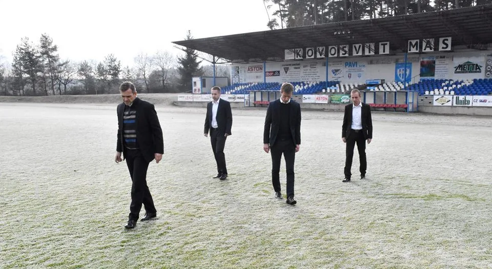 Dnešní zápas Slovanu s Táborskem rozhodčí odložil pro nezpůsobilý terén