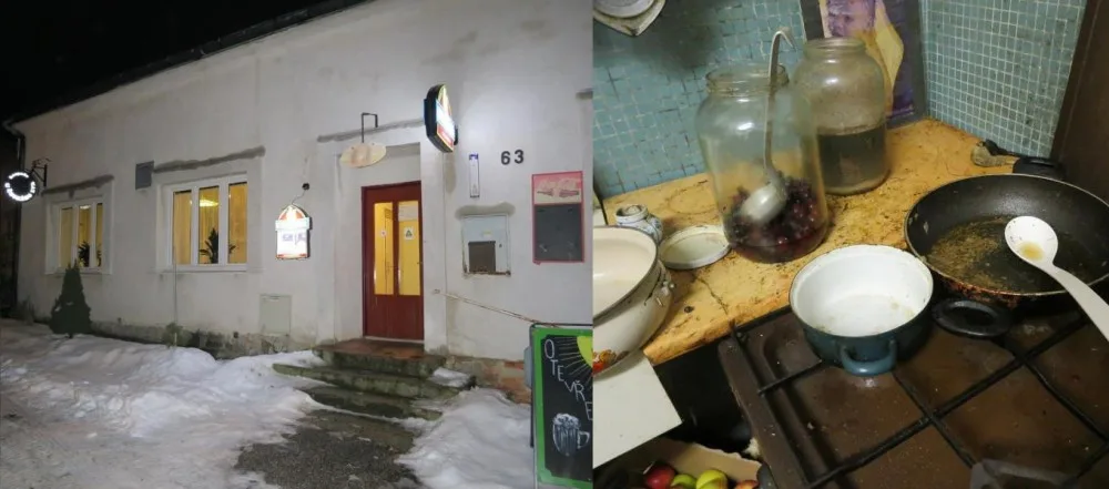 V hospodě U Českého Lva se s úklidem příliš nepárali, inspekce se nestačila divit
