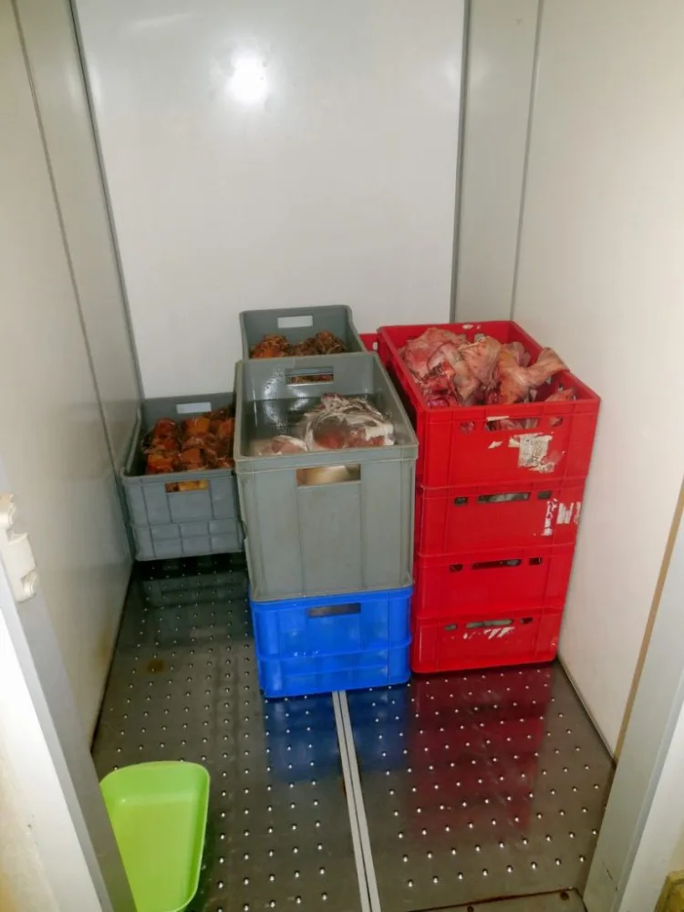 Inspektoři odhalili ve frýdlantské střední škole vepřové maso z nelegální porážky