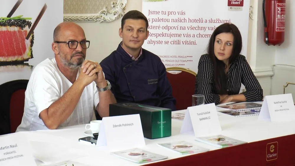 Zdeněk Pohlreich na dnešní tiskové konferenci