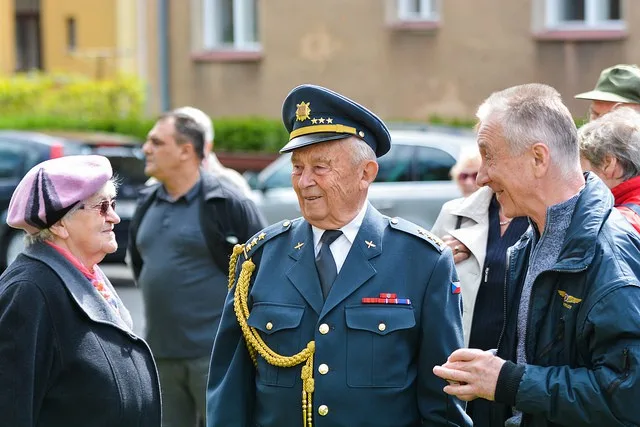 Lidé si připomněli konec druhé světové války.