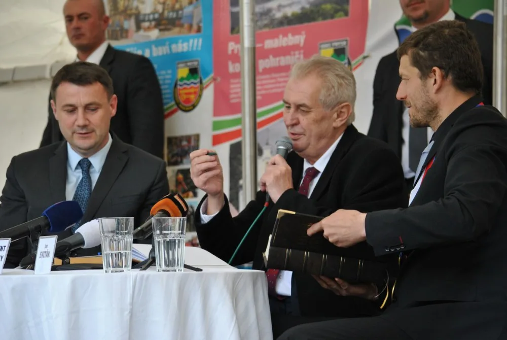 Miloš Zeman v Prysku