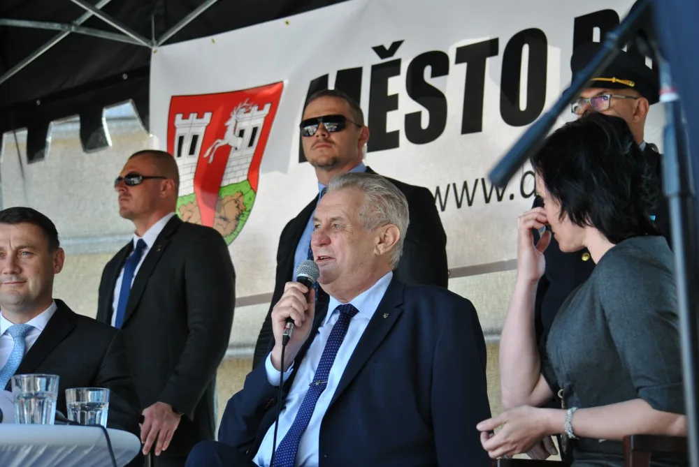 Miloš Zeman v Doksech