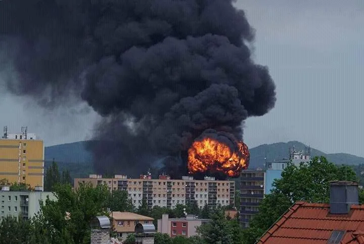 Požár v Severochemě