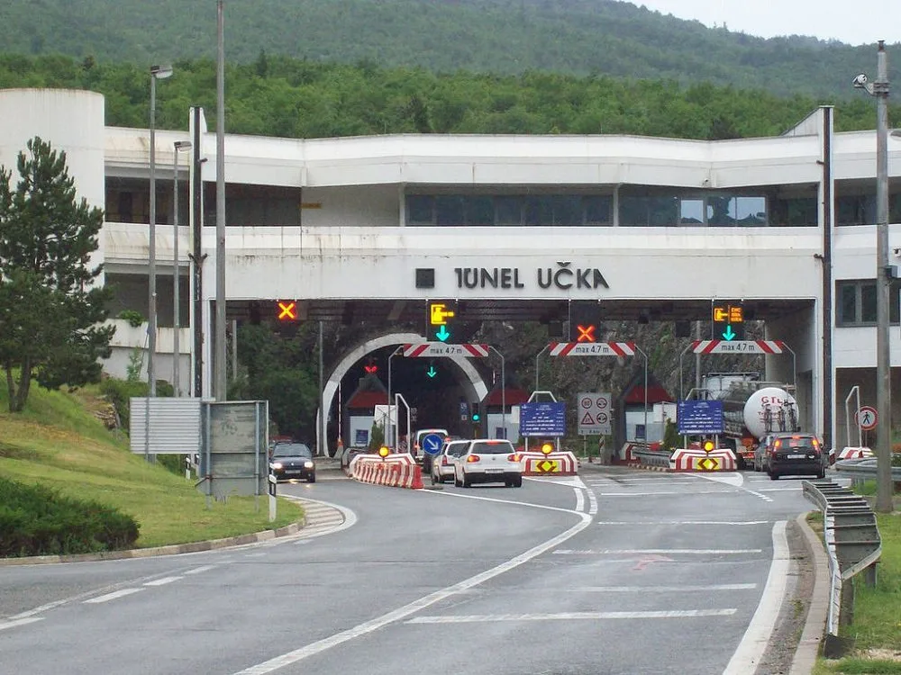 Tunel Učka na Istrii.