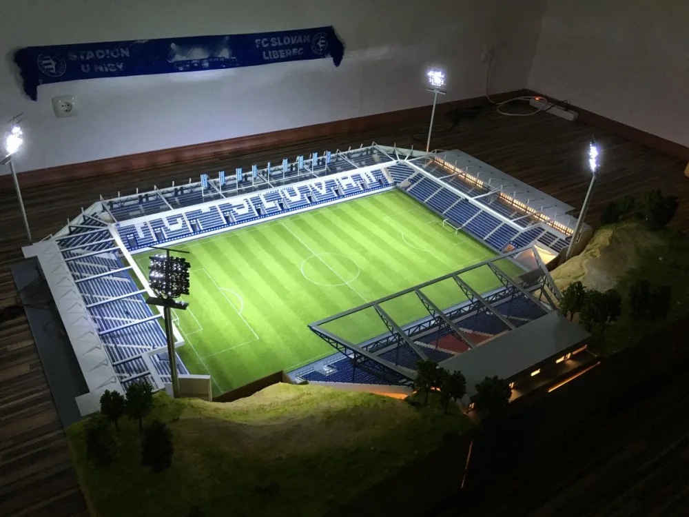 Model stadionu U Nisy
