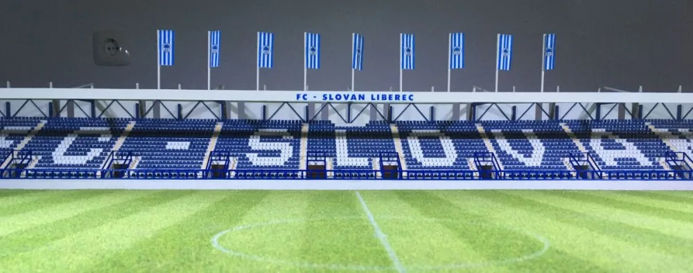 Model stadionu U Nisy