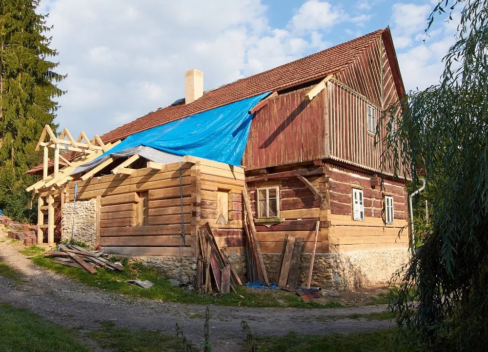 Stav v létě 2016.