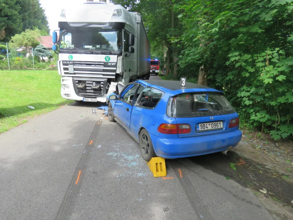Nehoda v Rychnově.