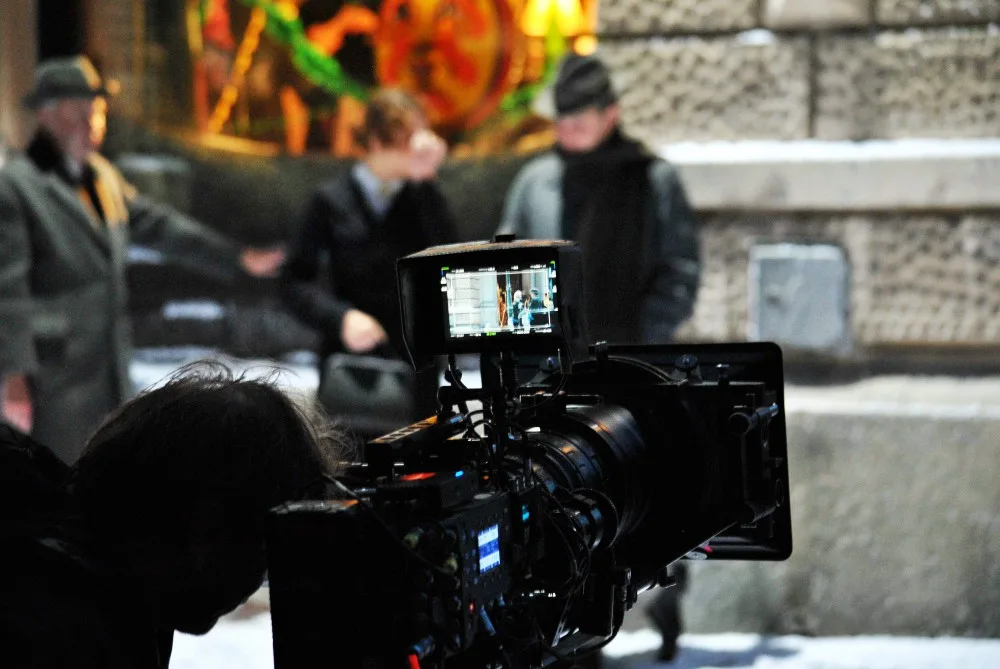 V centru Liberce nasněžilo, filmaři k vytvoření iluze nepotřebovali vodu ani mráz.