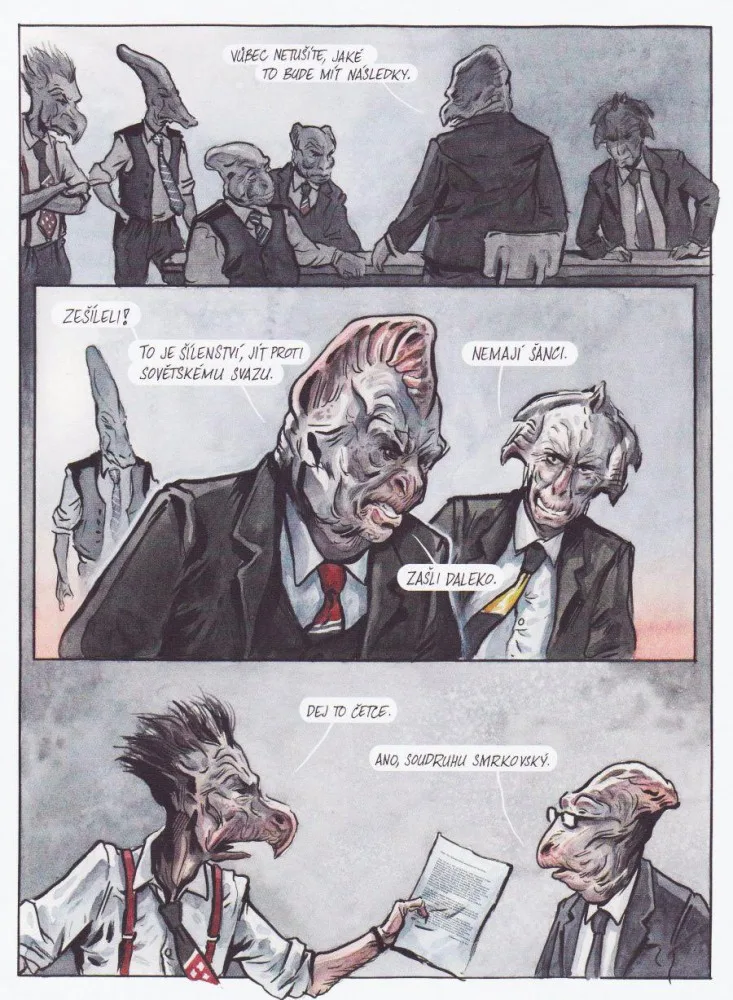 Jedinečná výstava u Fryče. České století v komiksu.