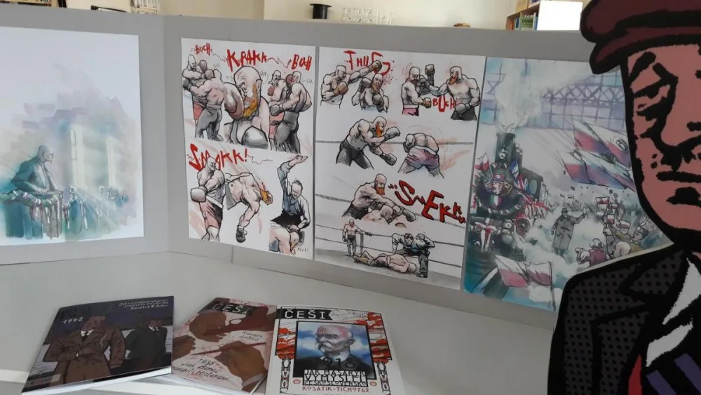 Jedinečná výstava u Fryče. České století v komiksu.