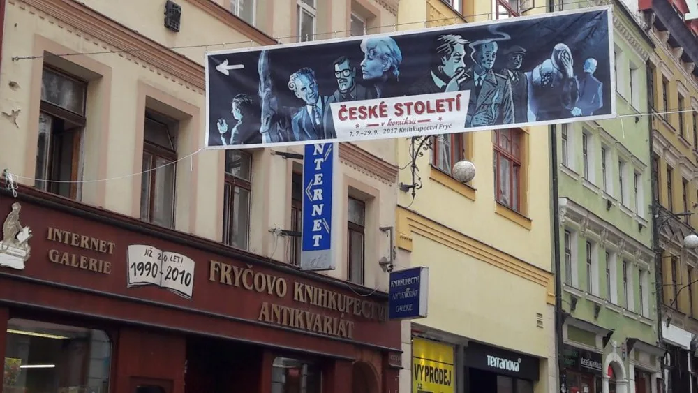 Jedinečná výstava u Fryče. České století v komiksu.