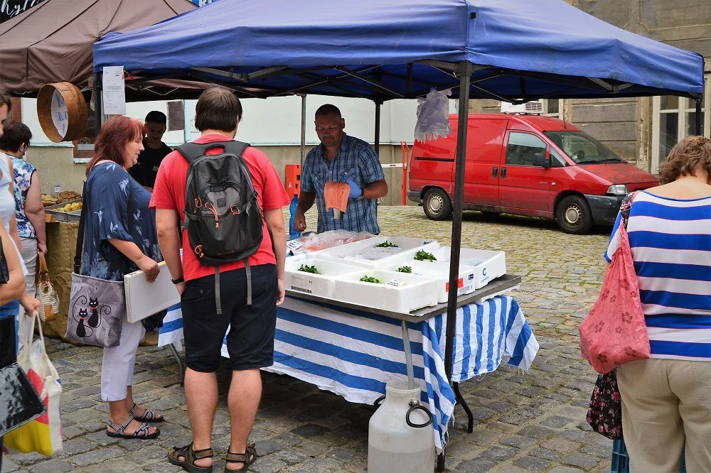 Stánek Rybárny Praha.