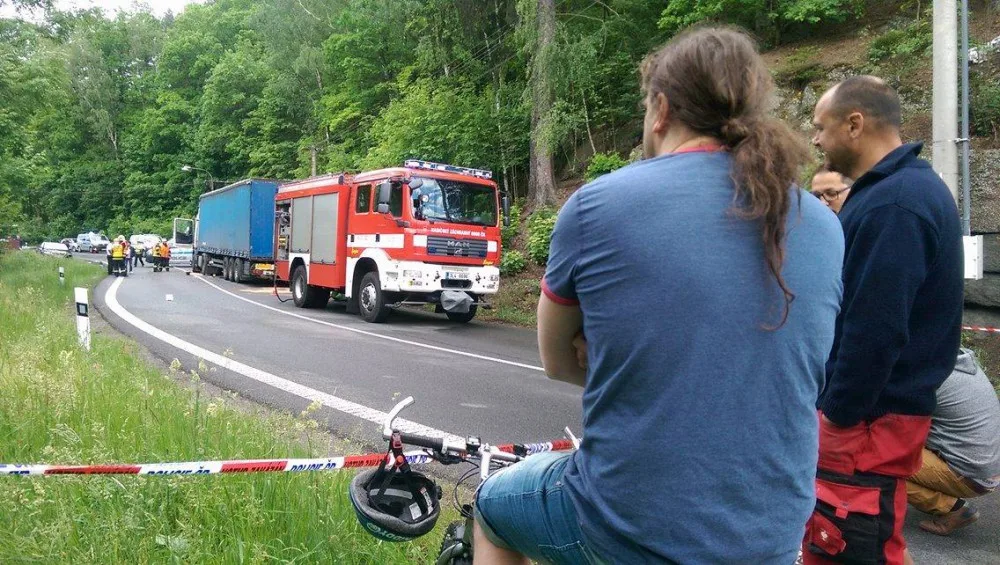 Smrtelná nehoda v Mníšku.