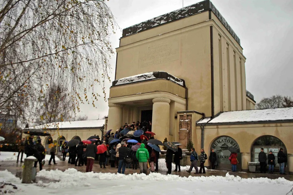 Liberecké krematorium.