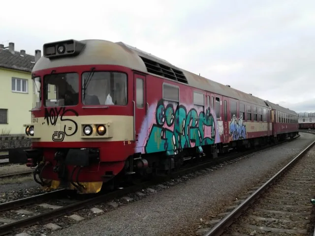 Pomalovaný vlak