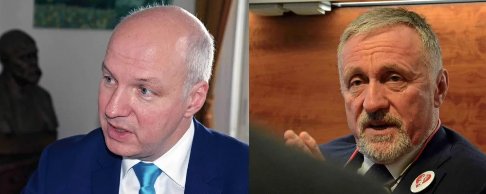 Pavel Fischer a Mirek Topolánek.