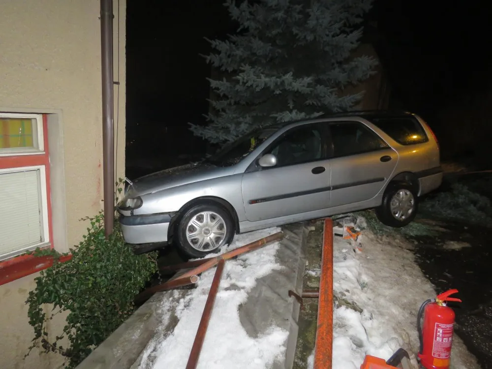Nehoda v Železném Brodě.