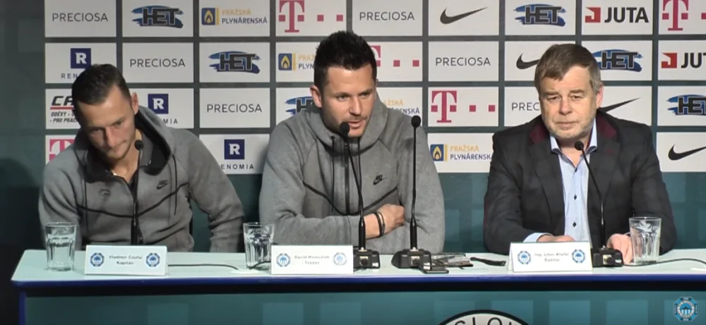 Tisková konference před jarní částí ligy.