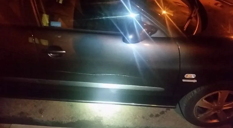 Poškozené auto.