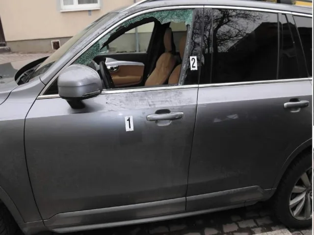 Vykradené auto.
