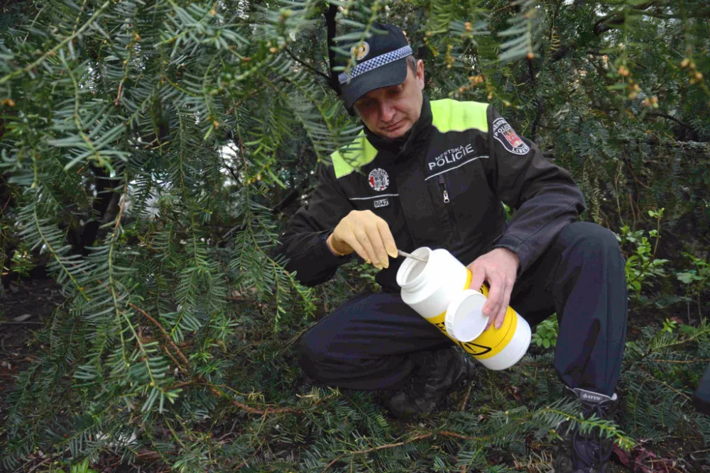 Strážník Jiří Peřina.