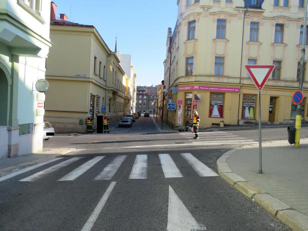 K nehodě došlo na křižovatce ulic Jungmannova a Smetanova