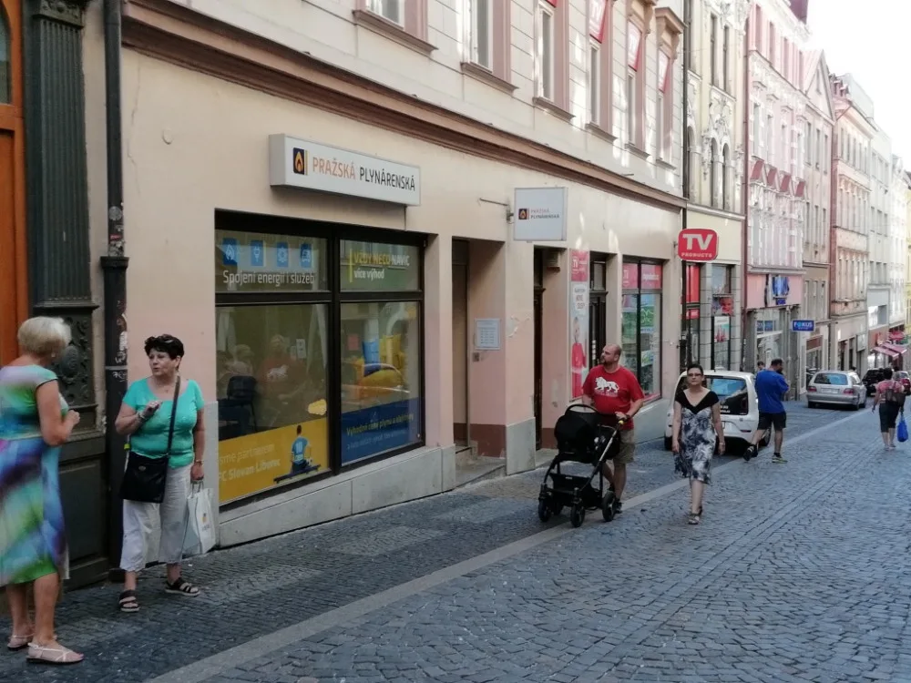 Pražská plynárenská má pobočku v Pražské ulici,