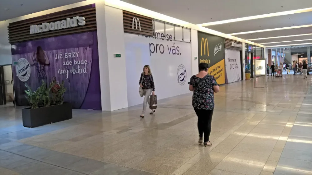 Nová pobočka McDonald´s v OC Forum.