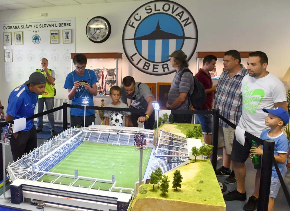 Model stadionu U Nisy