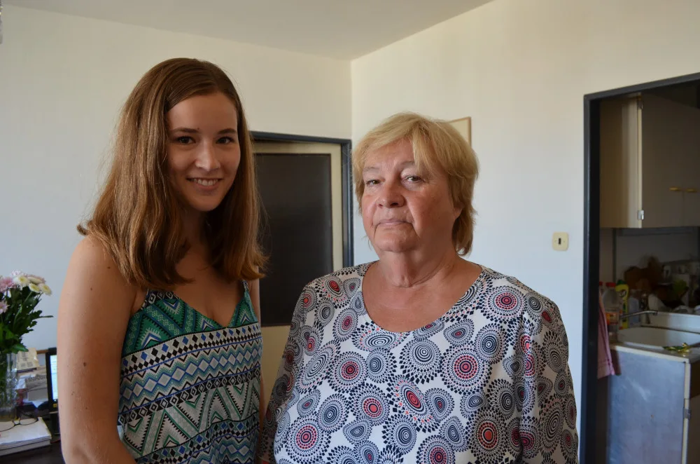 Na snímku autorka dokumentu Klára Mališová s novinářkou Martou Bystrovovou