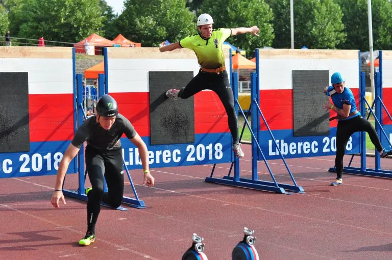 Hasičský šampionát v Liberci.