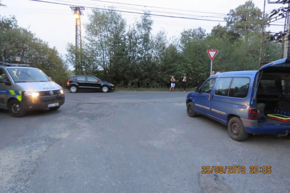 Foto z místa nehody