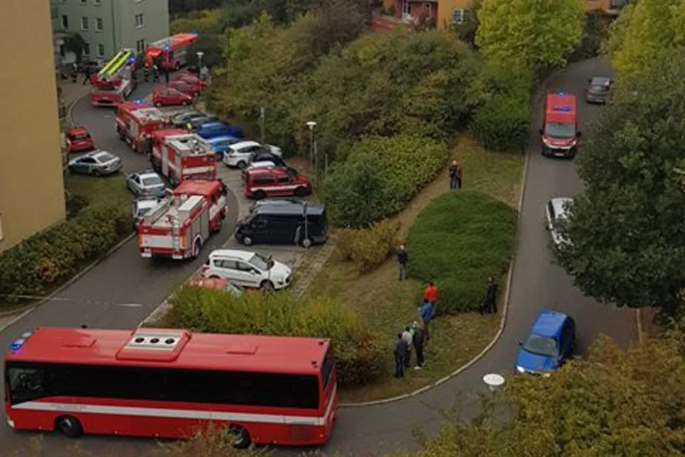 Požár v domě s pečovatelskou službou.
