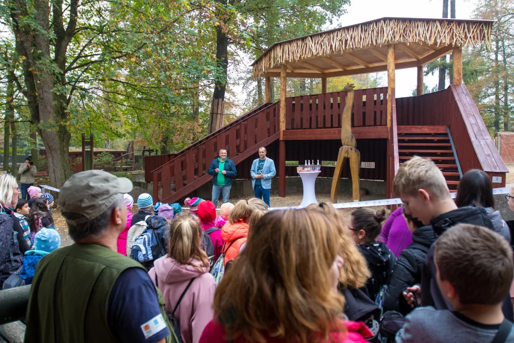 Zrekonstruovaná vyhlídka v liberecké zoo