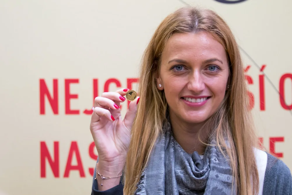 Petra Kvitová má vlastní minci