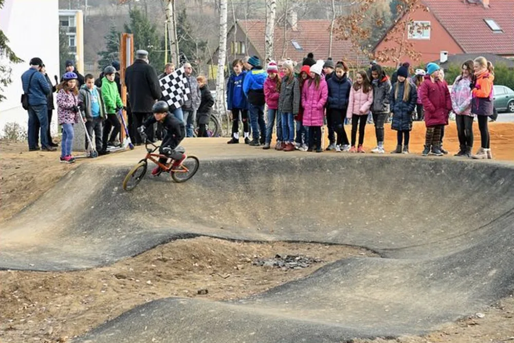 Pumptrack v Chrastavě.