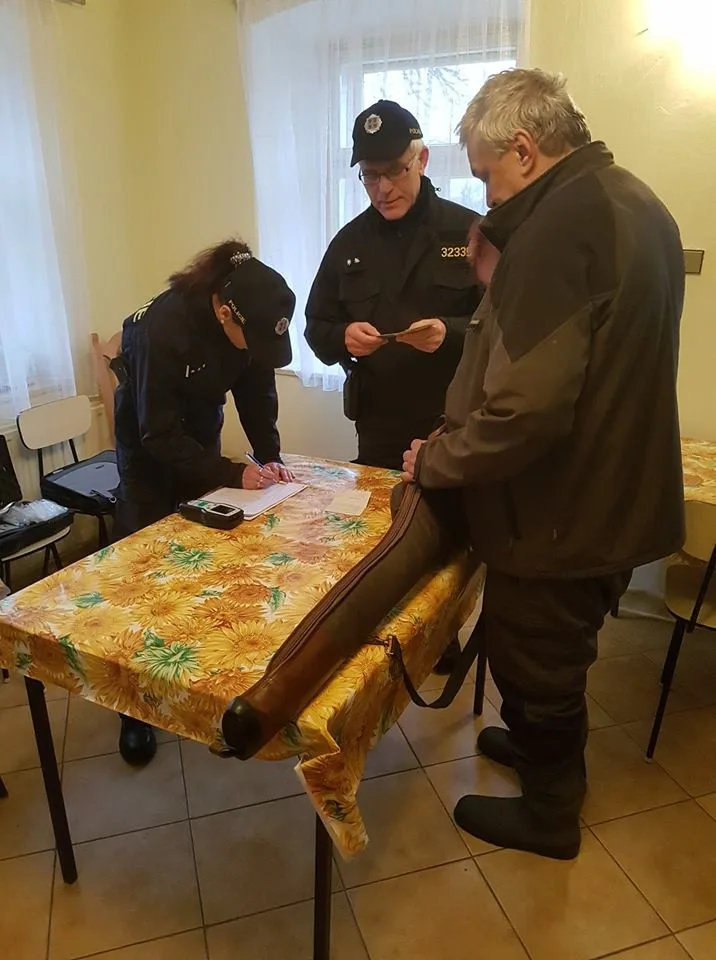 Kontrola myslivců.