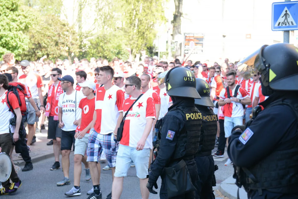 Fanoušci SK Slavia Praha