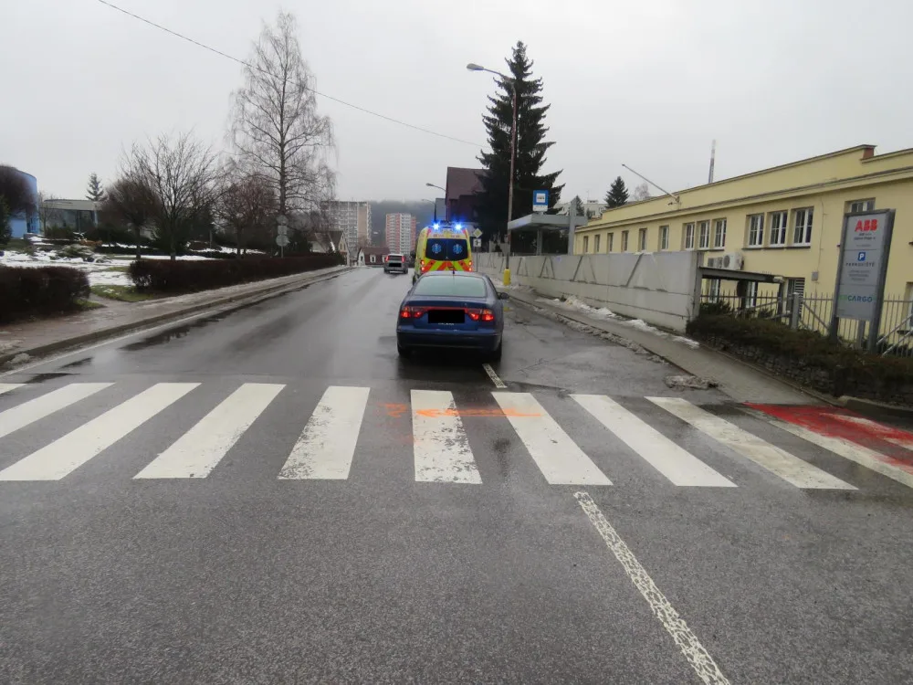 Foto z místa nehody