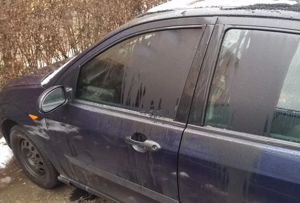 Poškozené auto.