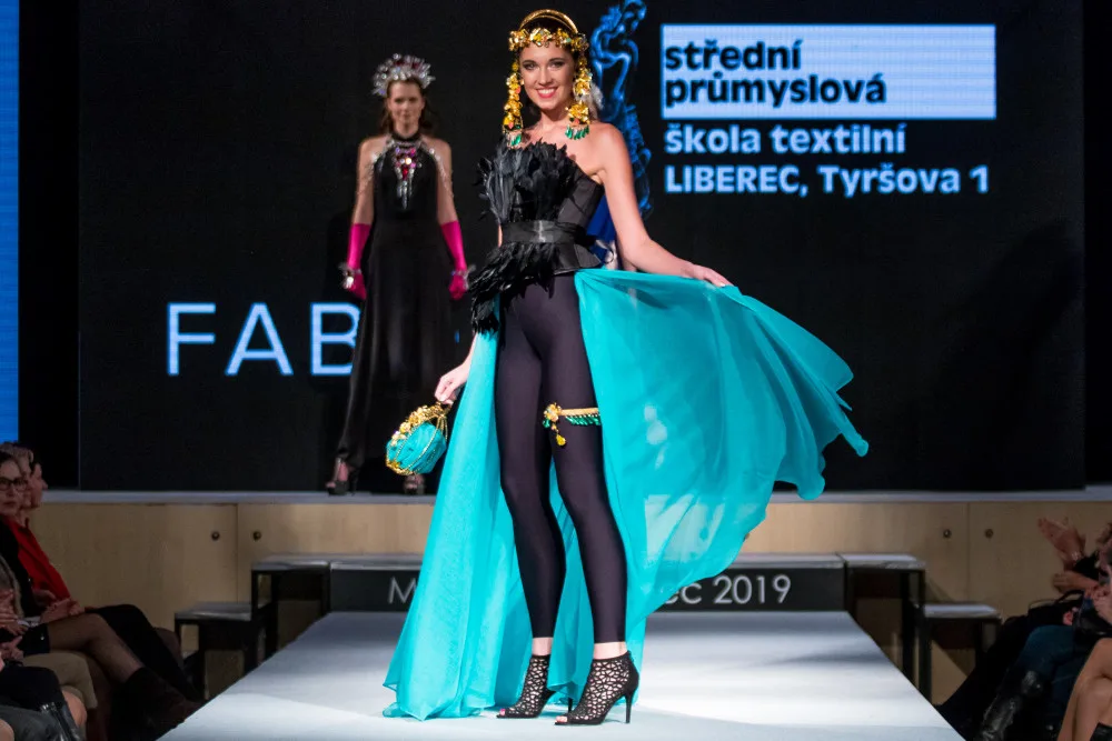 Klára Nechanická na letošní přehlídce Made in Jablonec