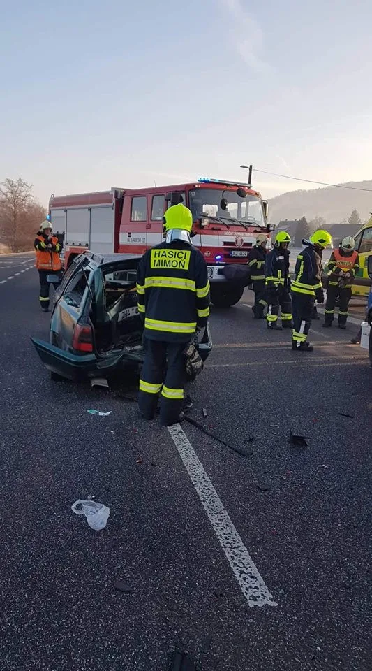 Ranní nehoda u Novin pod Ralskem