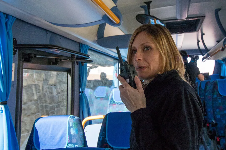 Policisté si posvítili na řidiče v novém autobuse