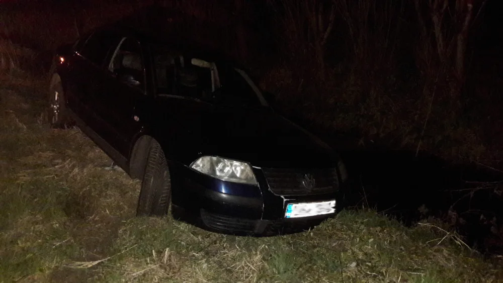 Havarované auto.
