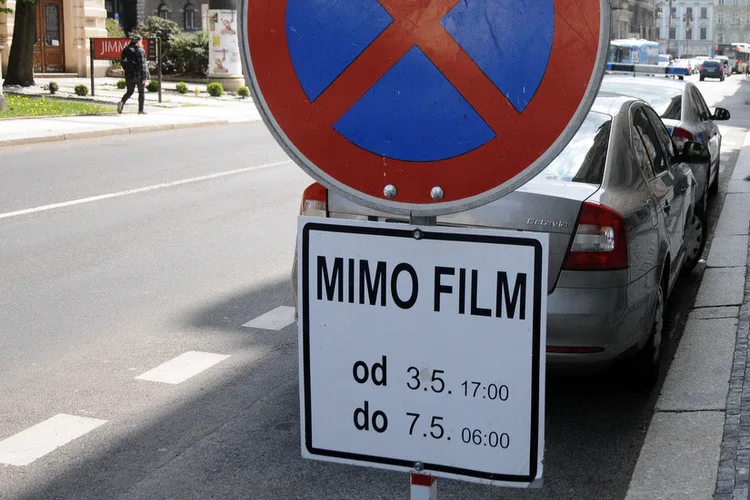 Omezení v dopravě.