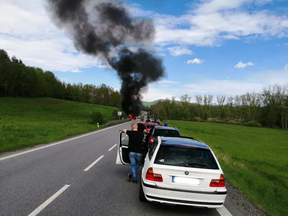 Foto z místa incidentu