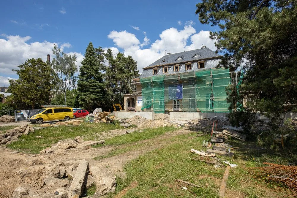 Schubertova vila v Hrádku nad Nisou prochází kompletní rekonstrukcí.